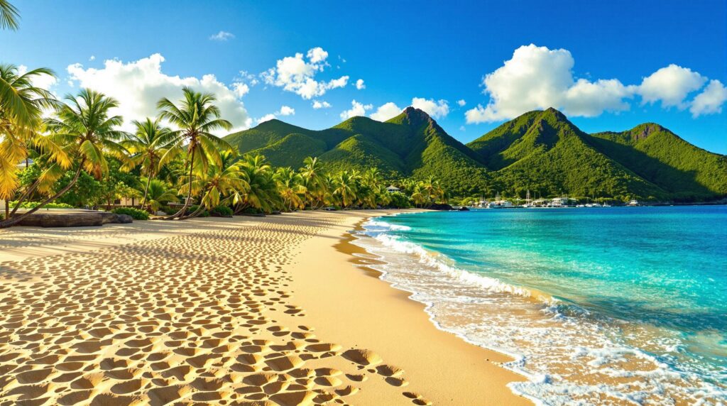 La sublime plage des Salines en Guadeloupe