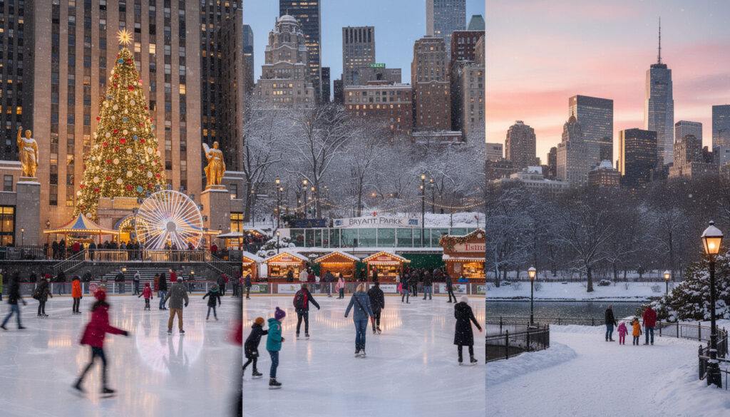 Top 5 des patinoires incontournables à new york