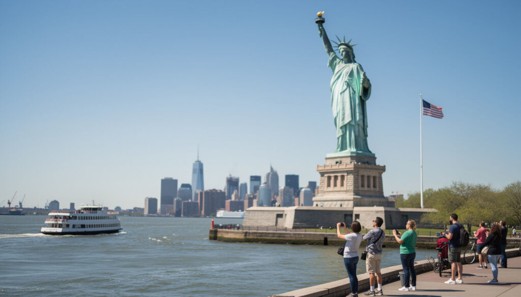 Visite incontournable de la statue de la liberté à new york : guide et conseils