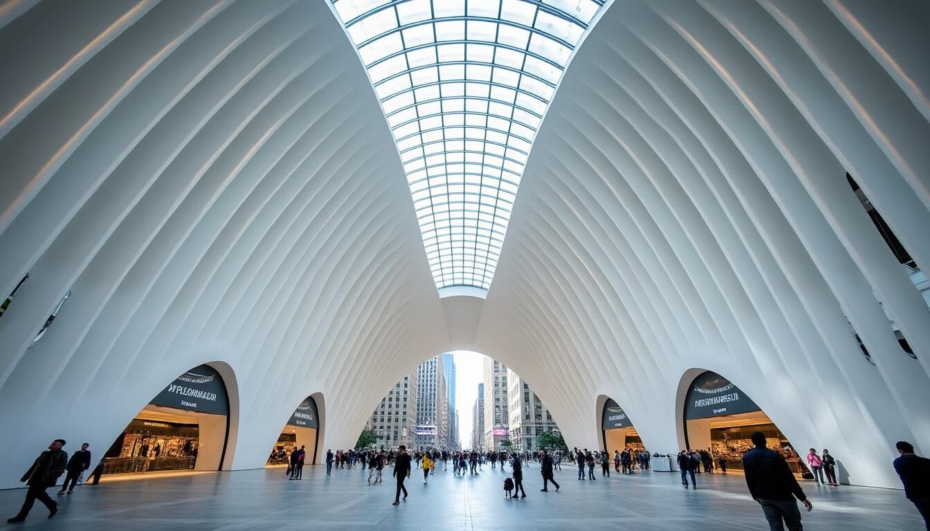 Découvrez l'Oculus à New York, la nouvelle icône architecturale du World Trade Center, symbole de modernité et de mémoire au cœur de la ville.