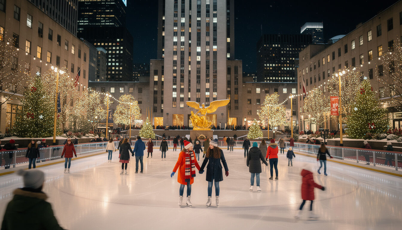 Découvrez le top 5 des patinoires incontournables à New York pour une expérience de glisse unique au cœur de la ville qui ne dort jamais.