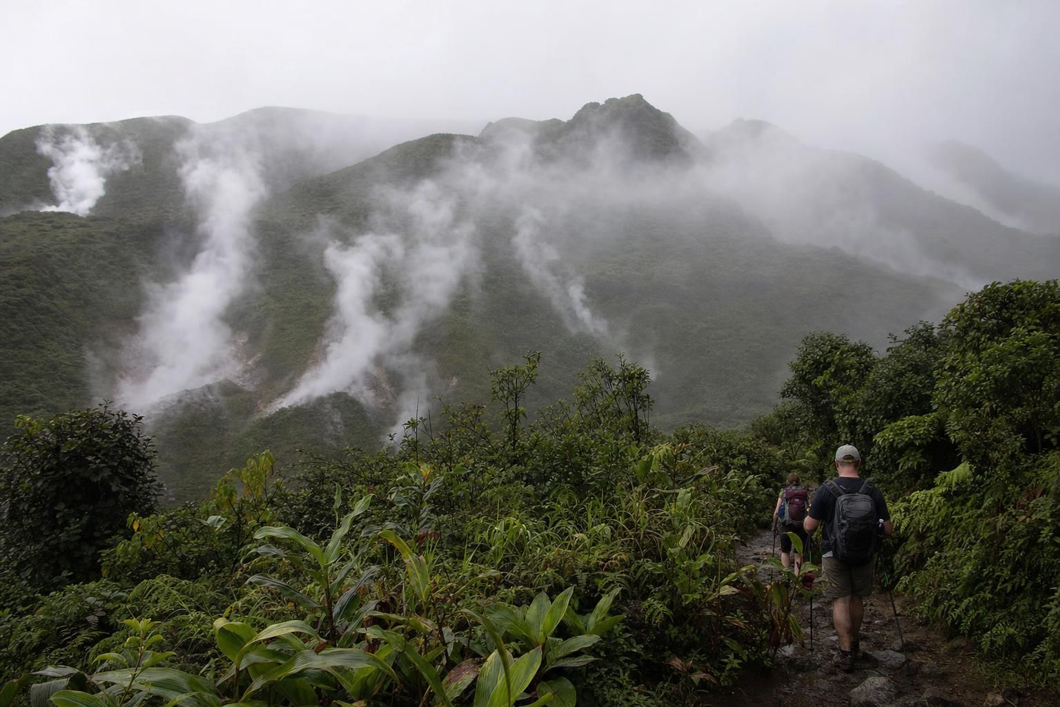 Découvrez Saint-Claude et la Soufrière, deux joyaux volcaniques de Guadeloupe, à travers une exploration passionnante au cœur de paysages naturels impressionnants et d'une biodiversité unique.