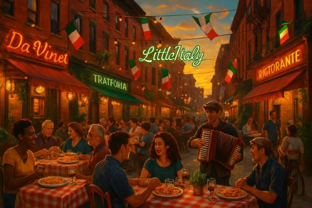 Découvrez Little Italy à New York grâce à notre guide complet : histoire du quartier, meilleures adresses culinaires, événements incontournables et conseils pratiques pour une visite inoubliable.
