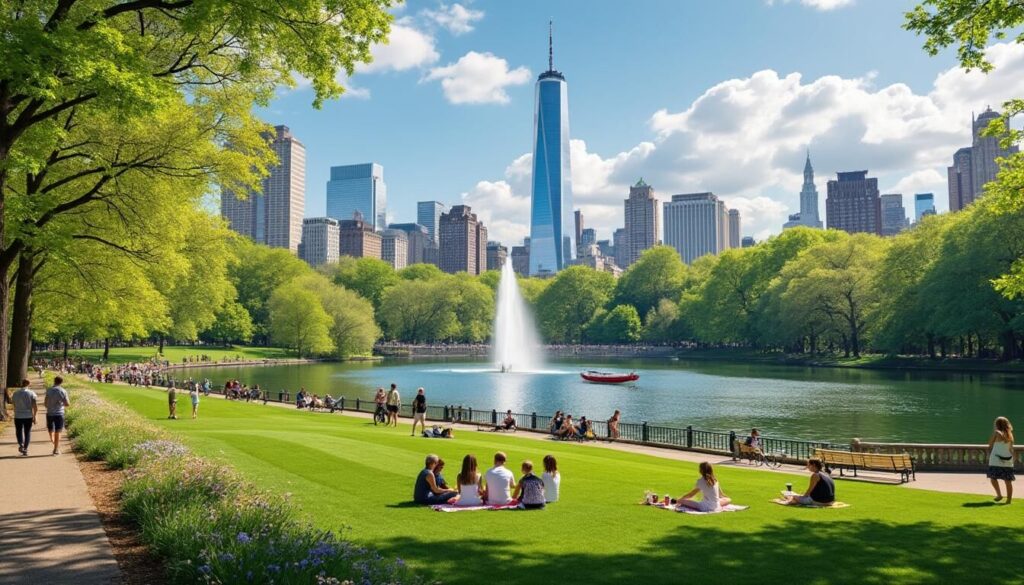 Découvrez les incontournables de Central Park, le parc le plus célèbre de New York : activités, promenades, sites à visiter et conseils pour profiter pleinement de ce havre de nature en plein cœur de la ville.