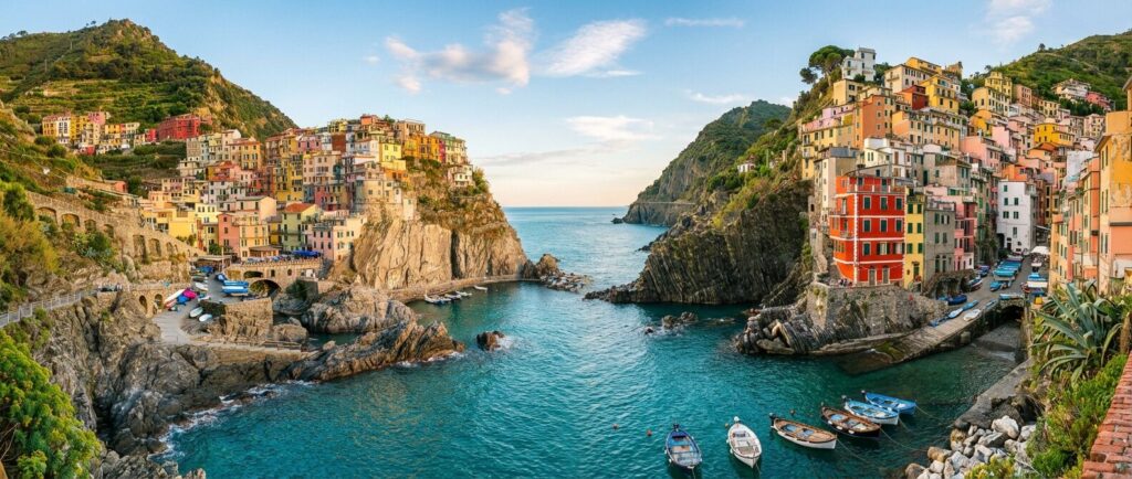 Explorez les Cinque Terre en Italie grâce à ce guide pratique complet, découvrez les villages pittoresques, les sentiers de randonnée, la gastronomie locale et les conseils pour organiser votre voyage.