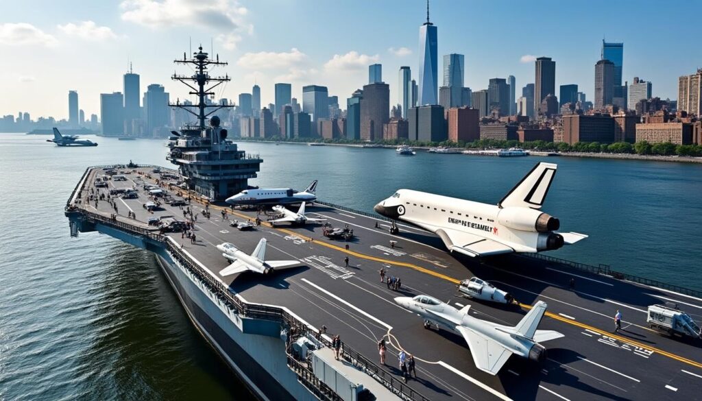 Découvrez l'Intrepid Sea, Air and Space Museum à New York, un musée emblématique dédié à l'aventure maritime, aérienne et spatiale. Explorez son histoire fascinante et ses expositions uniques.