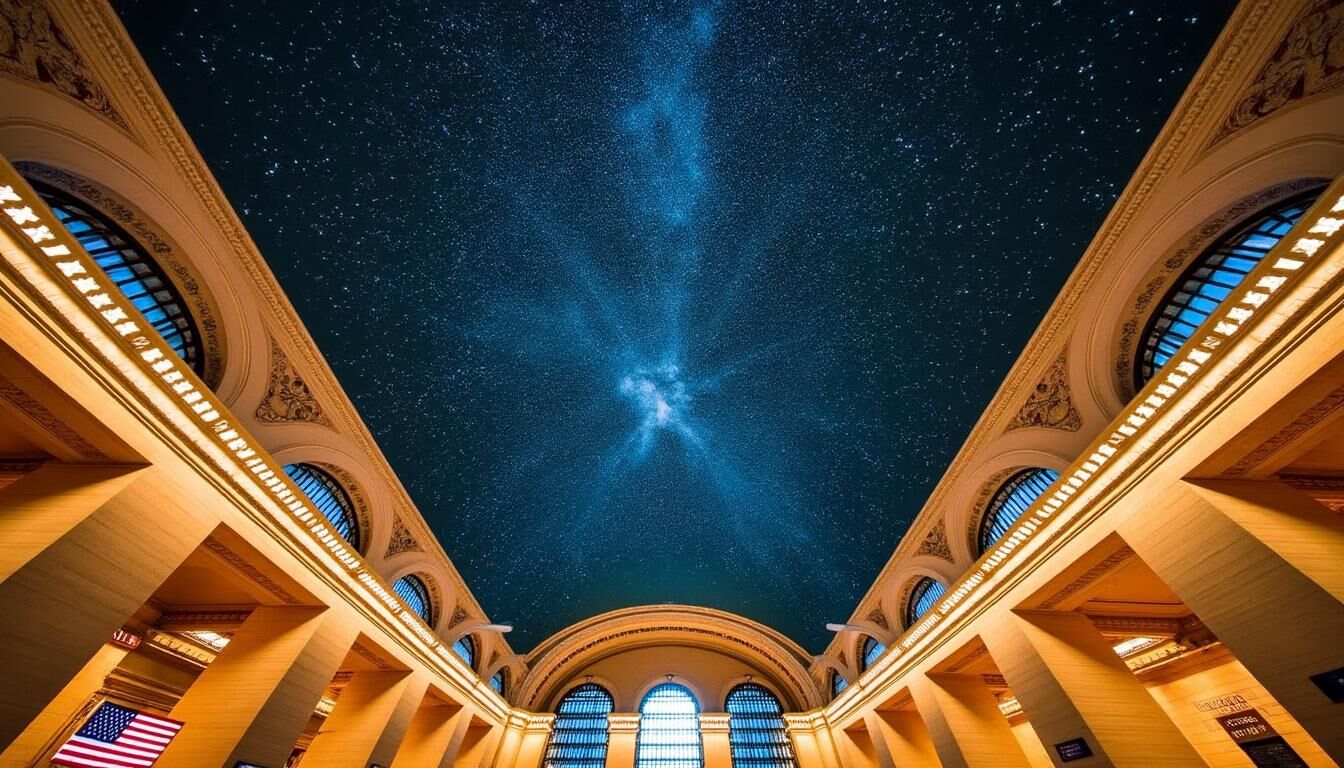 Explorez Grand Central Terminal, la gare emblématique de New York, riche en histoire et en architecture impressionnante. Un incontournable pour les visiteurs et passionnés de la ville.