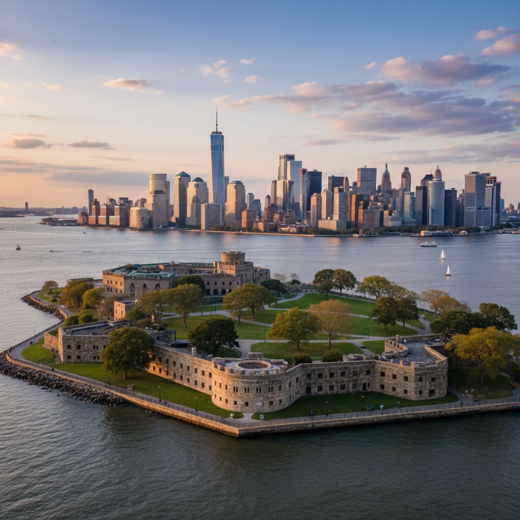 Découvrez Governors Island à New York, un véritable havre de paix au cœur de la ville, idéal pour se détendre, profiter de la nature et explorer un lieu unique chargé d'histoire.