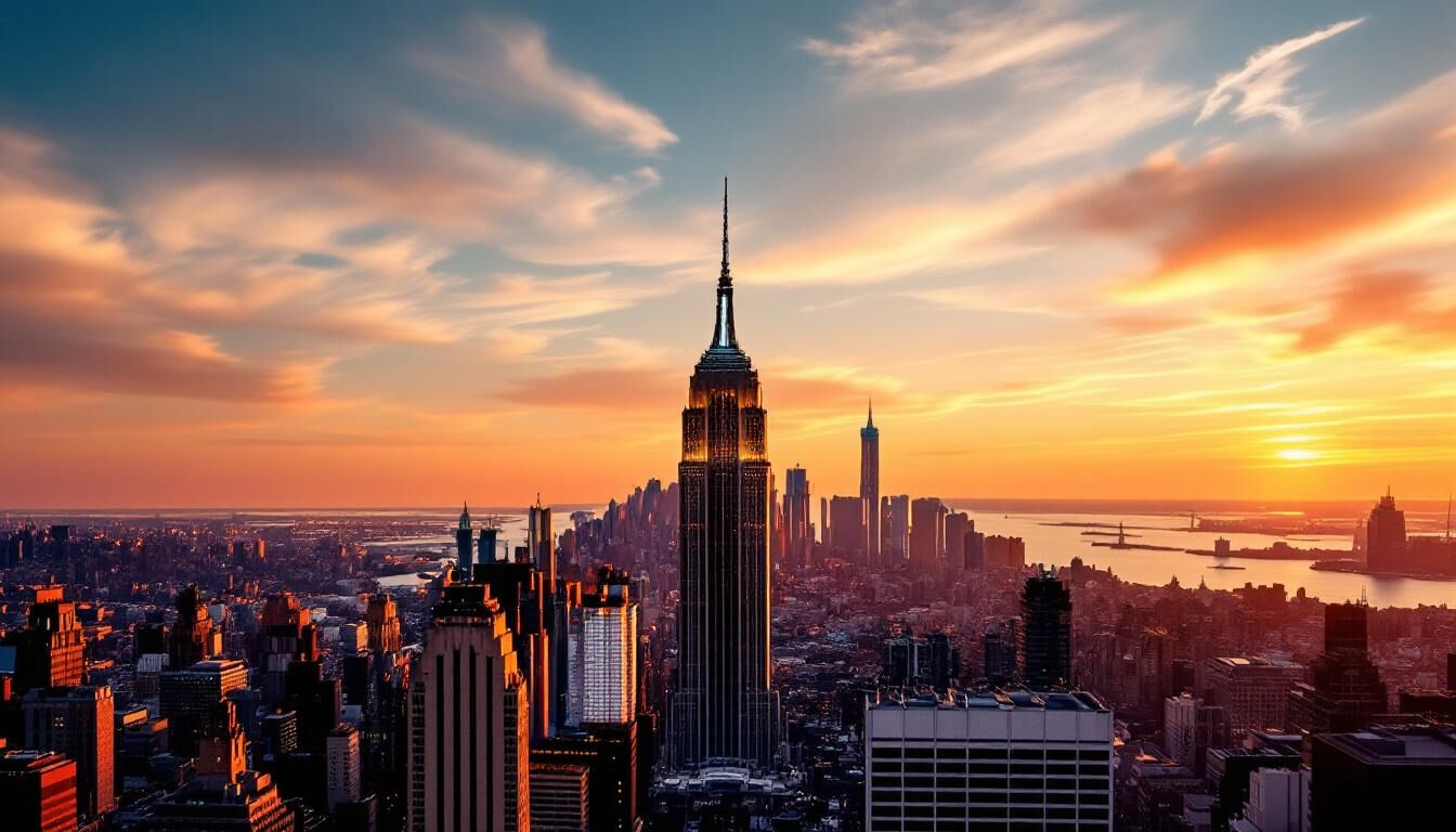 Découvrez l'Empire State Building, le symbole emblématique de New York, et plongez dans l'histoire et la grandeur de ce monument incontournable.