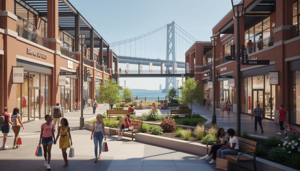 Découvrez Empire Outlets Staten Island, une destination shopping unique à New York offrant des boutiques de grandes marques, des restaurants et une vue imprenable sur la ville.