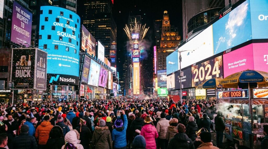 Découvrez nos meilleures idées pour célébrer le Réveillon du 31 décembre à New York, entre feux d'artifice, soirées festives et lieux incontournables pour une nuit inoubliable.