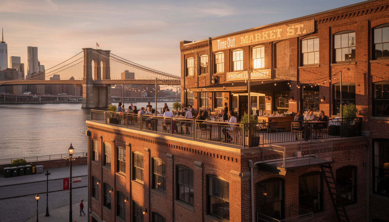 Découvrez Dumbo, un quartier incontournable de Brooklyn, célèbre pour ses vues photogéniques, son ambiance unique et ses attractions culturelles incontournables.