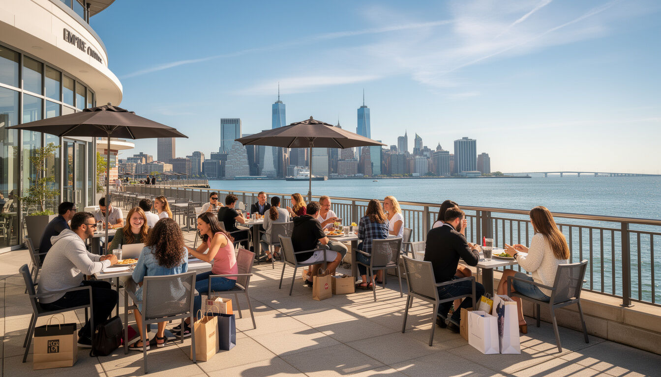 Découvrez Empire Outlets à Staten Island, une destination shopping unique à New York alliant grandes marques, boutiques exclusives et vues imprenables sur la ville.