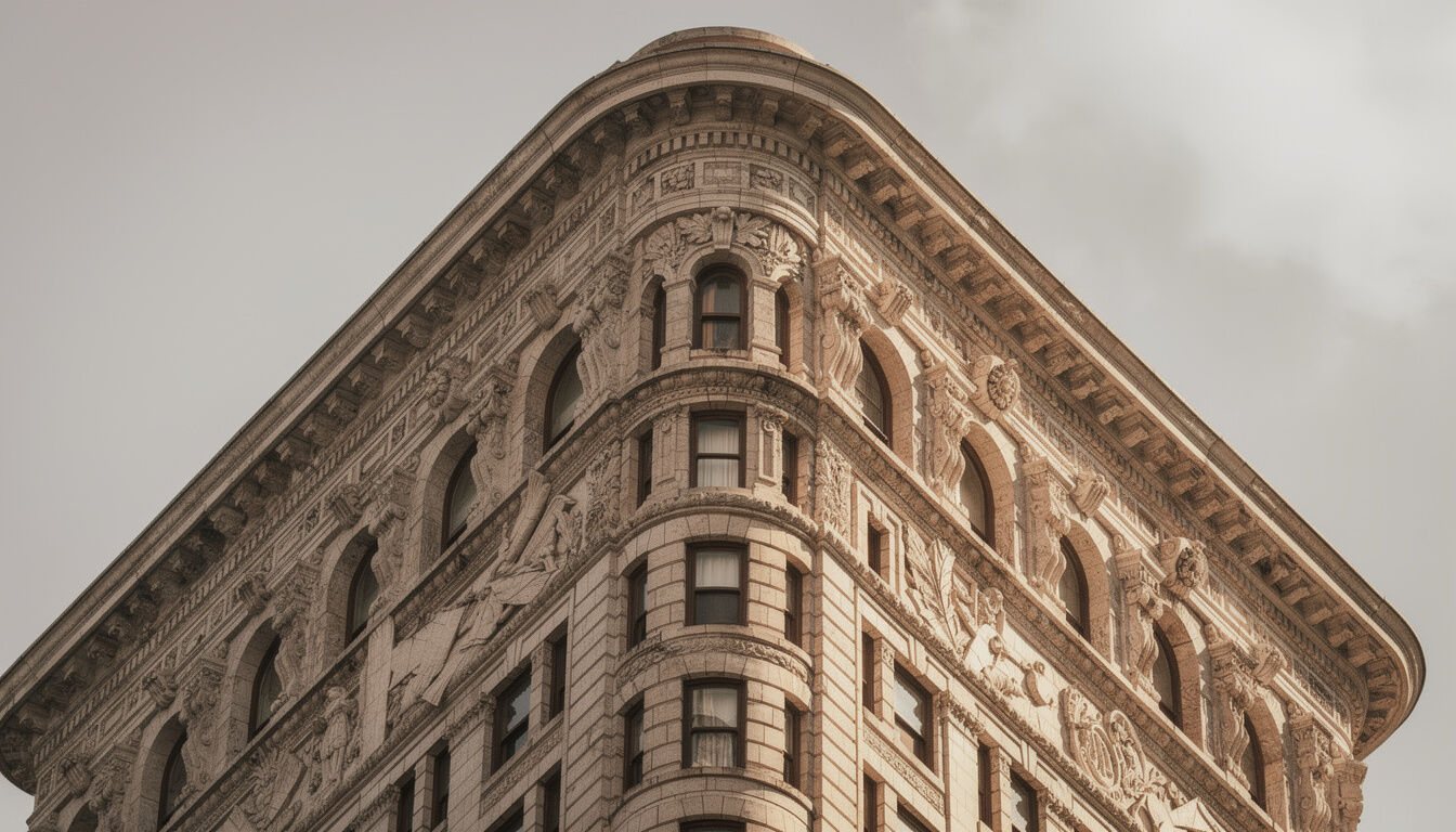 Découvrez l'histoire fascinante et l'architecture unique du Flatiron Building, l'un des bâtiments les plus emblématiques de New York.
