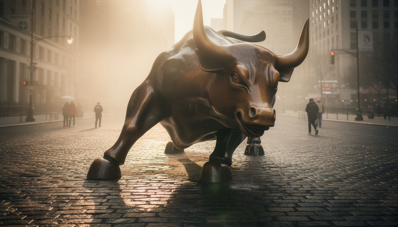 Découvrez la signification du taureau de Wall Street, un symbole emblématique de la puissance et de la prospérité du quartier financier de New York.