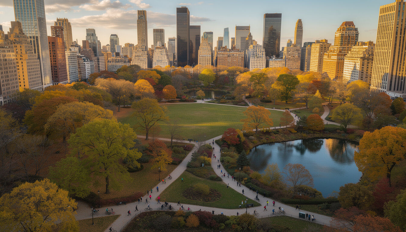 Découvrez les 5 parcs incontournables de New York à visiter absolument pour une expérience unique entre nature et urbanisme dans la ville qui ne dort jamais.