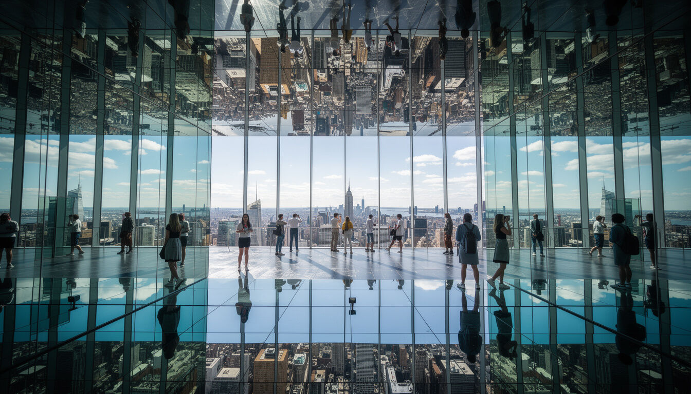 Découvrez Summit One Vanderbilt, une expérience incontournable offrant une vue spectaculaire et panoramique sur New York, alliant design moderne et sensations uniques.