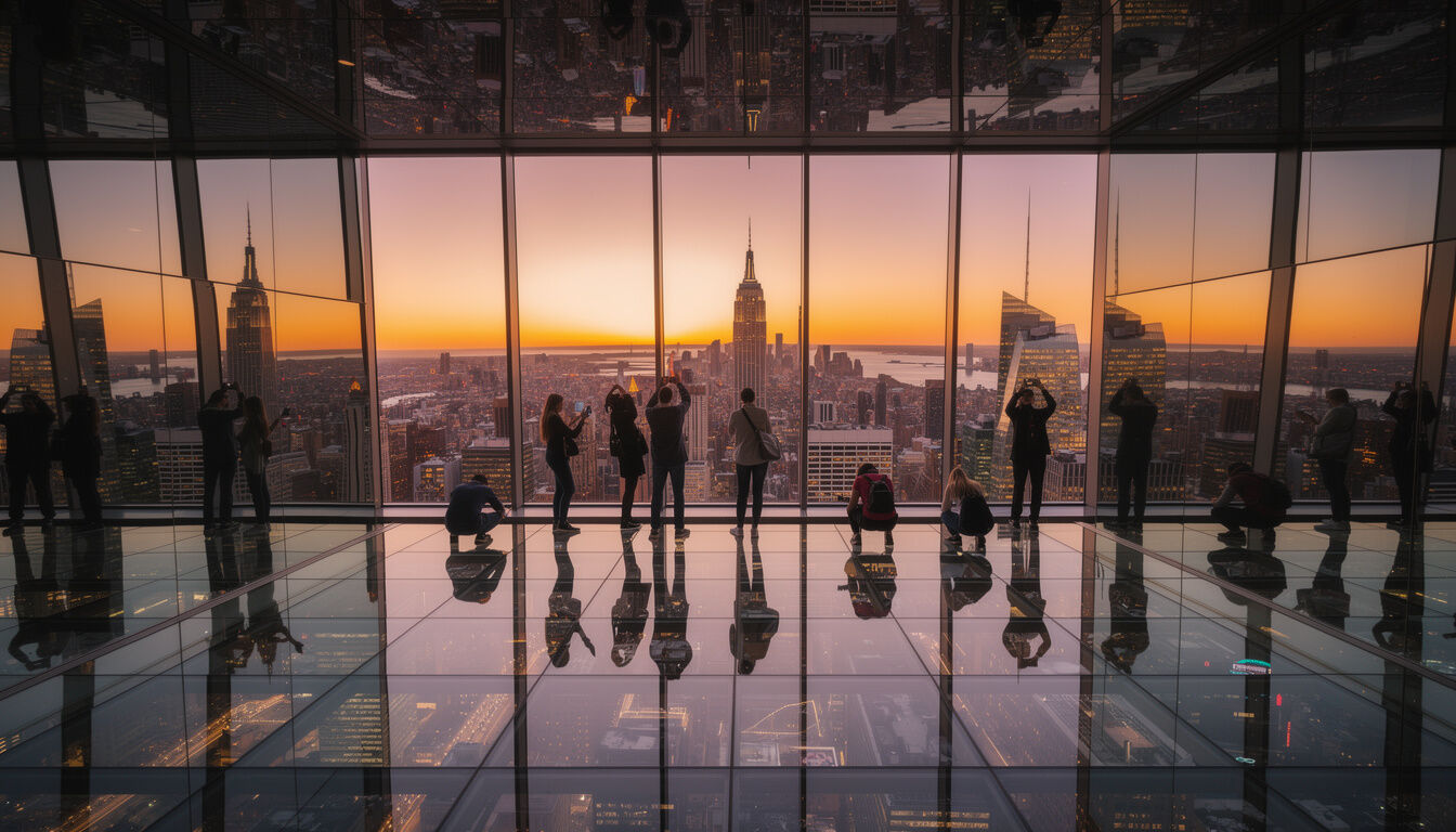 Découvrez Summit One Vanderbilt, l'observatoire emblématique offrant une vue spectaculaire et panoramique sur New York. Une expérience unique au cœur de la ville.